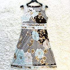LEONARD PARIS レオナール　花柄　ウール　ワンピース　サイズ44 m75270126996_1.jpg?1726383125
