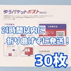 30枚　ゆうパケットポストmini　ゆうパケットポストミニ　封筒　発送　専用のサムネイル