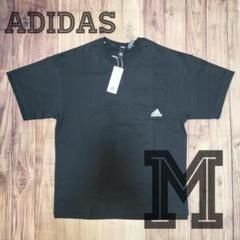 新品 adidas M ポケット付きTシャツ ブラック ポケT ヘビーコットン