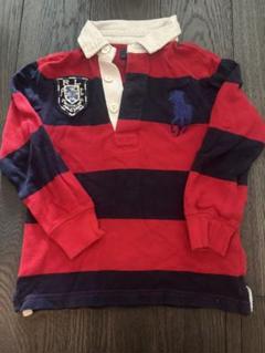 Polo Ralph Lauren ポロシャツ 4/4T 赤紺　110