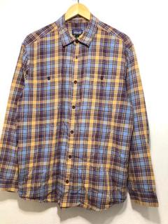 807041 patagonia 長袖 チェック シャツ L 53838FA21