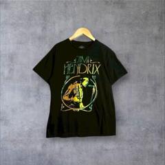 ジミヘンドリックス バンドT プリント ブラック M JIMIHENDRIX