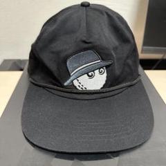 malbon golf 刺繍キャップ ブラック