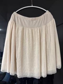 美品大きいサイズ46ローズティアラウエストゴムニットミモレ丈