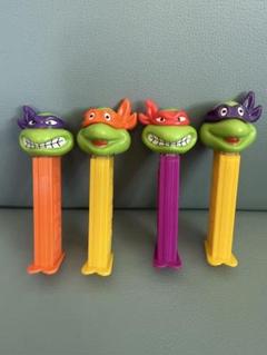 ペッツ　PEZ ミュータントタートルズ　4本セットビンテージ