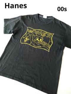 Hanes イエローグラフィック Tシャツ 00s 古着のサムネイル
