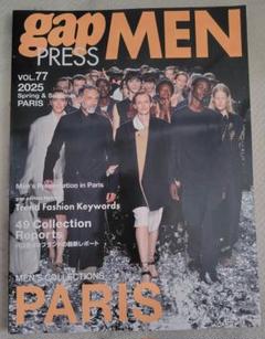 2025 S/S gap PRESS MEN vol.77 PARIS