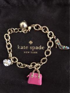 kate spade ブレスレット how charming チャーム付 kate spade ブレスレット how charming チャーム付 - メルカリ