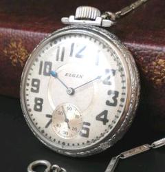 ◆ELGIN◆エルジン懐中時計 アンティーク 1900年代 48㎜ 手巻き