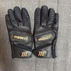 【美品】marucci バッティング用手袋 黒 Sサイズ