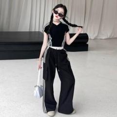 ゆったりセットアップ♡シンプル春夏コーデ クールな半袖ツーピース