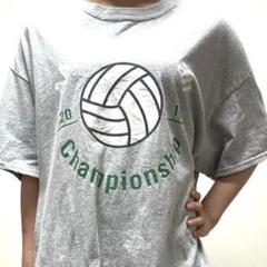 ギルダン Tシャツ AAC Volleyball グレー 灰色 XL 古着