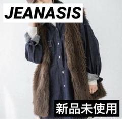 【新品未使用❋タグ付き】JEANASIS ブラウンファーベスト