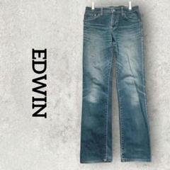 EDWIN メンズ デニムパンツ ストレート ブランド 定番 (27) ブルー