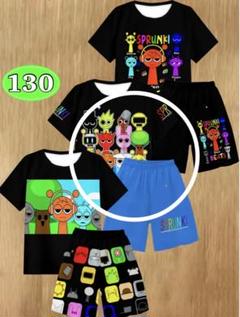スプランキー風　セットアップ　Tシャツ キッズ　子供　128-140