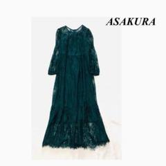 売約済✽美品✽ASAKURAアサクラパーティドレス　セットアップ　総レース花柄M 楽天市場】花柄レース袖 パンツドレス セットアップ パーティ