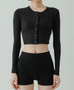 【yo BIOTOP】Sheer rib V cardigan BIOTOP(ビオトープ) / 【yo BIOTOP】Sheer rib V cardigan