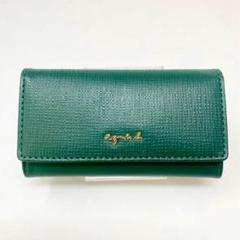 ペンさま専用【新品未使用】agnès b. ライトグリーンキーケース agnes b グリーン 合成皮革 キーケース レディース - メルカリ