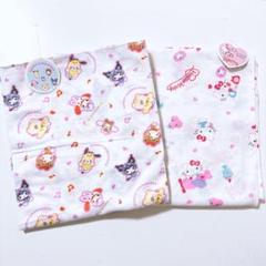 ❤️匿名配送 サンリオキャラクターズ ニットスムースカットクロス 2種類 キティ