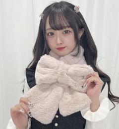 ねこみみマフラー 黒 ハニーシナモン Honey Cinnamon 地雷 量産 クロミちゃんのマフラーかわいいでしょᡣ𐭩‬‬‬