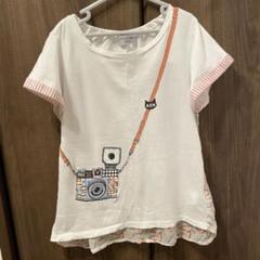 ANNA SUI mini アナスイミニ　半袖Tシャツ　カメラプリント　140