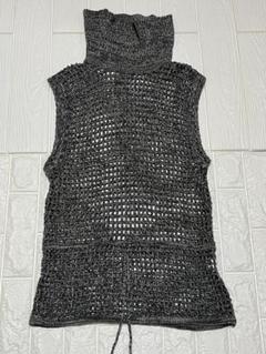 【18％OFF】 メッシュニットベスト vintage 00's アーカイブ y2k グランジ トップス