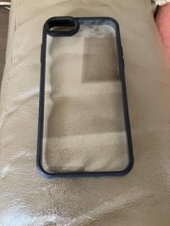 iPhoneSE3対応 ブラック クリアケース 美品