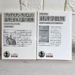 プロテスタンティズムの倫理と資本主義の精神 経済学批判 2冊セット