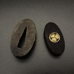 縁頭鐺3点セット美濃龍図(41mm) nky-25