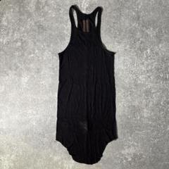 12ss Rick Owens リブタンクトップ　白【42】レーヨン　シルク RICK OWENS - TOPS - Rick Owens