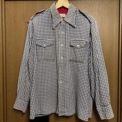 【40's】The Andover Shop 千鳥柄長袖シャツ サイズL
