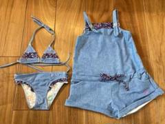 ROXY ロキシー 110cm ビキニ サロペット セット