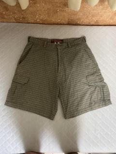 00s チェックカーゴショーツ