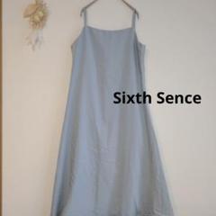 Sixth Sence 【M】 キャミワンピース 肩紐調節 裏地あり シンプル