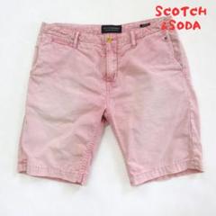 【SCOTCH&SODA】ビンテージ加工　コットン　ショートパンツ　0145のサムネイル