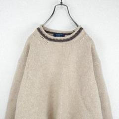 G6371*BEAMS ビームス☆ニット☆セーター☆プルオーバー☆ベージュ