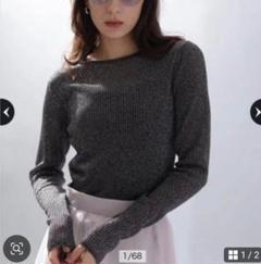 新品未使用タグ付【Arpege story】店舗限定裾リボンメッシュ