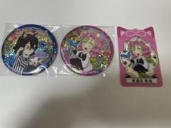 鬼滅の刃　ナムコ限定　namco 伊黒小芭内　甘露寺蜜璃　ホログラム缶バッジ