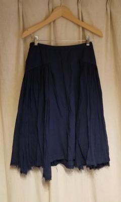【pas de calais】新品パドカレプリーツロングスカート　黒ブラック pas de calais】新品パドカレプリーツロングスカート 黒ブラック