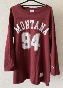 値下げ！チャンピオン CHAMPION フットボールTシャツ バータグ 復刻 L