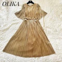 OLIKA オリカ ベロア プリーツ　ワンピース
