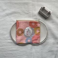 手作り刺繍ファスナー付きポーチ • ストロベリーミルク