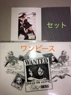 安室奈美恵 オリジナルナナコカード ONE PIECE コラボクリアファイル 安室奈美恵 オリジナルnanacoカード(ナナコカード) ＆ ONE PIECE