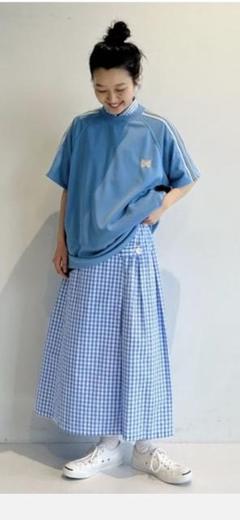 BEAMSJAPAN限定】NEEDLES 別注 ショートスリーブカラーネック