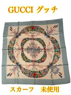 ❷未使用 GUCCI グッチ スカーフ 花柄 バンダナ ➁未使用 GUCCI グッチ スカーフ 花柄 バンダナ - メルカリ