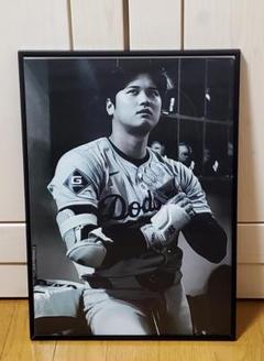 祝ドジャース大谷翔平 2024年MVP獲得！A3サイズポスターフレーム付き⑥