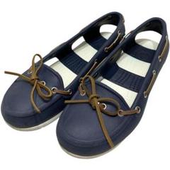 【美品】クロックス (22) ドライビングシューズ フラットシューズ 定番