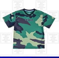 迷彩柄 Vネック Tシャツ always - メルカリ