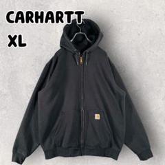メキシコ製 カーハート フルジップパーカー フーディ ブラックXL相当104