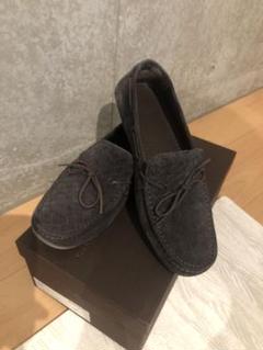 2020年のクリスマスの特別な衣装 ベルベット モカシン ボッデガべネタ ネロ by Veneta Bottega - モカシン